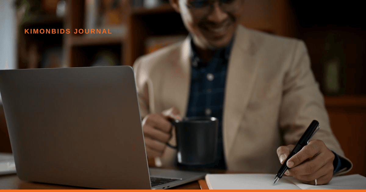 Professional lifestyle photograph accompanying the KimonBids Journal article "Understanding Award Criteria before your next tender".
