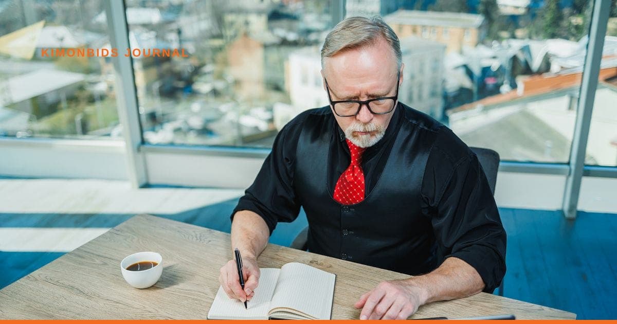Professional lifestyle photograph accompanying the KimonBids Journal article "A Plain English Guide to Business Continuity Management for SME Bidders".