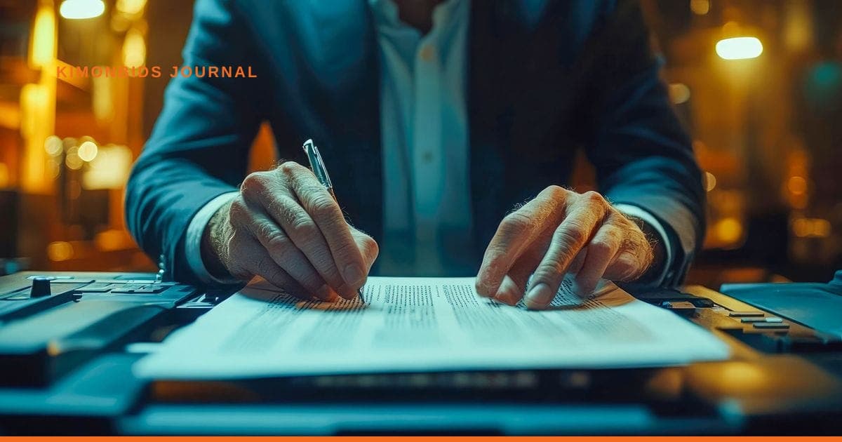 Professional lifestyle photograph accompanying the KimonBids Journal article "A Plain English Guide to Change Control for SME Bidders".